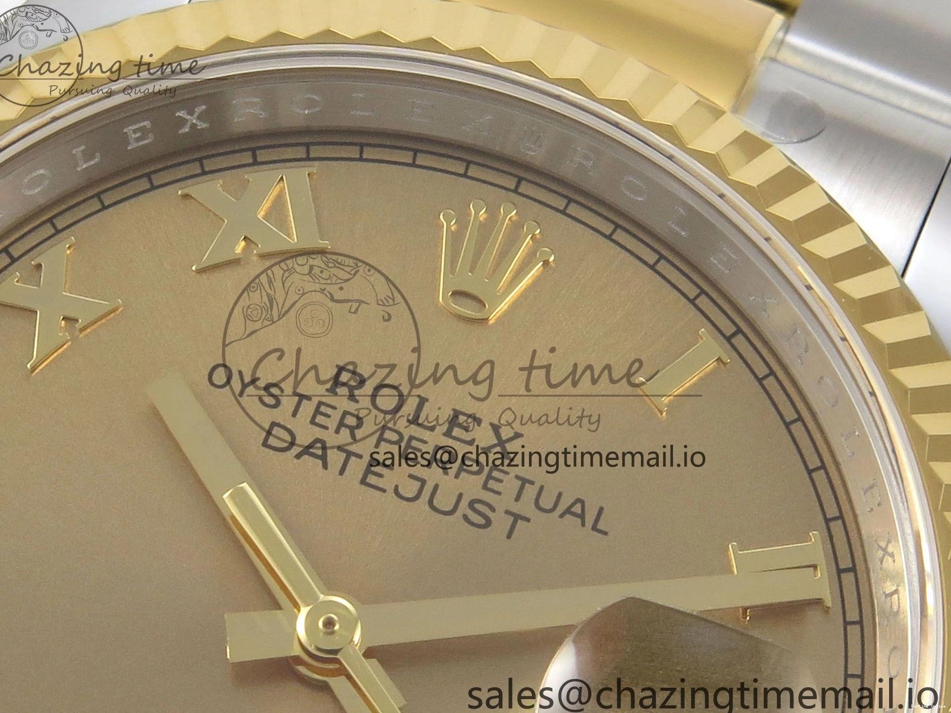 0111 DateJust 36 SS YG ARF 1:1 Best Edition 904L Steel YG Roman Dial on Oyster Bracelet SH SportInspired 101